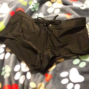 Black swim suit bottoms